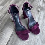 Brash  High Heel Shoes‎ Women 6.5 Purple Sparkle Cuban Party Strappy Sandals Photo 2