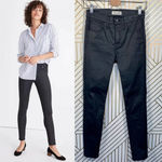 Madewell  9" High-Rise Skinny Jeans:‎ Coated Edition Photo 1