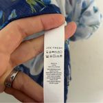 Joe Fresh 🦋  White Blue Floral Lightweight Button Down Blouse Casual XL Photo 2