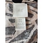 H&M  Sleeveless Dress Tiered Animal Print Casual Summer V-Neck Midi Dress‎ Medium Photo 2