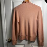 J.Crew  Ruffle Neck Merino Wool Blend Sweater Pink Mockneck Feminine Chic S Photo 6