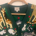 Susan Bristol Vintage “Noah’s Ark” Theme Medium Knit Sweater. 2750 Photo 10