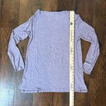 Adrienne Vittadini periwinkle long sleeve tissue tee tunic, size M, NWOT Photo 5