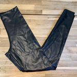 Joie NWT  Black Faux Leather Leggings S Photo 0