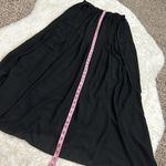 She & Sky  large pleated black maxi skirt Photo 4