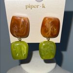 Piper  K | Marbled Style Dangle Earrings ✨ Photo 4