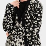 UGG NWT  ‘Phoebe’ leopard print long blanket wrap cardigan sweater, size medium Photo 1