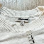 Madewell  Crochet-Trim Crop Sweater Tank in Lighthouse White Size XS NWT Photo 6