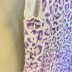 Rococo Sand Avana Midi ruffled corset dress, high low hem, leopard print, sz M White Size M Photo 8