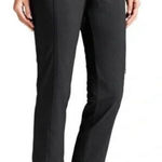 Athleta  Palisade Ankle Cropped Nylon Pant in Black Athleisure Travel Size 14 Photo 0