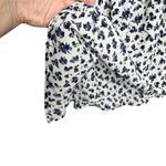 Lush Clothing Lush Ditsy Floral Lace Neckline Spaghetti Strap Tank Top Photo 3