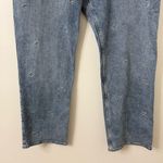 Hollister {18/34}  Ultra High Rise Dad Jean Embroidered Flower Print Jeans Photo 2