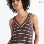 Madewell  Sleeveless Stockton Sweater Tank Top Striped Starry Blue Women's Medium Photo 0