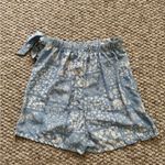 Altar'd State Adorable Altar’d State Mini Wrap Skort Blue And White Patchwork Size XS Photo 2
