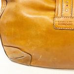Michael Kors ‘Hutton’ Brown Distressed Leather Buckle shoulder Hobo Bag Photo 3
