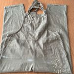 Aerie Women's Werk Play Twill Pain Splatter Green Overalls XS Photo 15