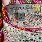 Figueroa and Flower Floral Tunic Blouse 1/2 Sleeve S Photo 6