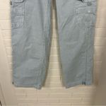 American Eagle  Blue Baggy Jogger Cotton Cargo Pants Size 4 Photo 8