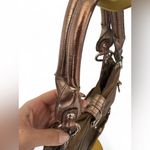 Kathy Van Zeeland  Metallic Hobo Shoulder Bag – Bronze/Brown Leopard Lining Y2K Photo 6