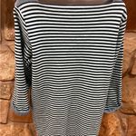 Coldwater Creek Striped Fleece Blouse Women’s 1X 18 XL Pullover Blue Shades Photo 6