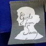 Anthropologie Girls From Savoy Blue Ponte Dress Velvet Bow Taylor Swift Size M Photo 5