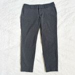 Old Navy Pixie Ankle Pants Size 8 Geometric Preppy Office Casual Stretch Black Photo 1