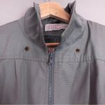 Vintage Jacket Women Detachable Lining Gray Zip Photo 14
