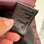 Betsey Johnson Burgundy Punk Goth Corset Style Faux Leather Dress Size 0 XXS XS Photo 9