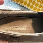 Ecco  Women’s Soft 7 Woven Leather Slip On Sneakers Metallic Bronze Size 8M Photo 7