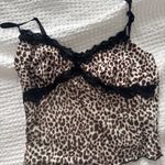 Cheetah Print Lace Cami Multiple Photo 0