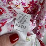 Woman Within NEW  Floral Button Down Shirt Size 18/20 Multicolor Hanky Hem Flowy Photo 6