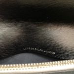 Ralph Lauren LAUREN Davenport Leather Black & White Flat Envelope Crossbody Bag Photo 14