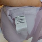 Maurice's  Size Extra Small Xs Light Pastel Purple Flutter Sleeve Blouse Top Poly Photo 9