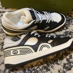 Gucci  Basket low-top sneakers Black/White size 39 Photo 3