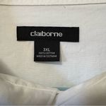 Claiborne Women's 3XL White Button Photo 3