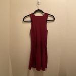 Club Monaco Sleeveless Burgundy Mini Sweater Dress Photo 4