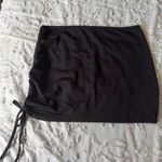 CSDAJIO 2 Piece Outfit One Shoulder Asymmetrical Hem Crop Top and Mini Skirt Set Photo 5