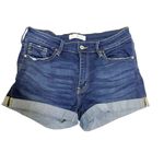 Kancan Stretch Cuffed‎ Shorts size 10 Blue Photo 1