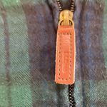 L.L. Bean women’s Relaxed Fit Plaid Jacket sz Medium Green Photo 4