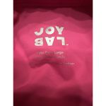JOY LAB Women’s High Neck Zip Up Sports Bra Pink XXL NWT Photo 3