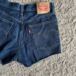 Levi's Levi Strauss & Co Dark Wash Jean Shorts Size 26 Photo 7