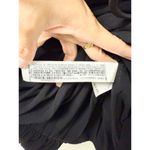 ZARA NWT  Draped Gathered Ruched Tie Neck Bodycon Mini Dress Black Women's Size S Photo 6