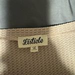 Listicle  Cream Waffle Knit Sweater Photo 2