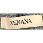 Zenana  Women's Blue Denim‎ Jean Shortalls Distressed Ripped Size M Photo 2