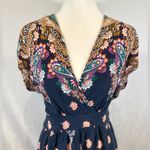 Blu Heaven boho vneck flowy maxi dress size large Photo 5