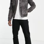 Levi's trucker denim jacket in black wash Photo 4