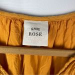 Knox Rose  Mustard Tiered Dress Photo 10