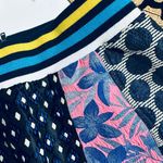 CeliaB multi print faux leather polka dot floral metallic funky mini skort Photo 5