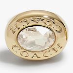 Coach NWT Logo Signature Stud Earrings Photo 9
