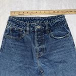 Brandy Melville Small High Waisted Straight Leg Jeans Medium Blue Photo 5